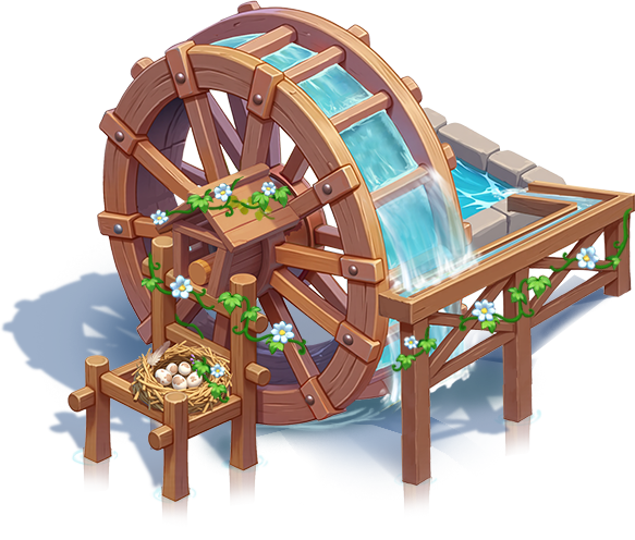 煙雨江南·水車