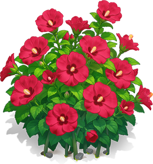 Red Large Hibiscus